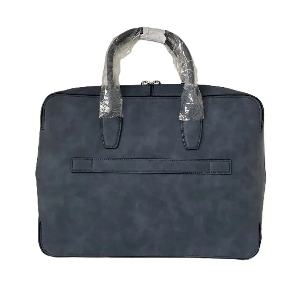 Alfani Navy Messenger Briefcase Laptop Work Bag NWT